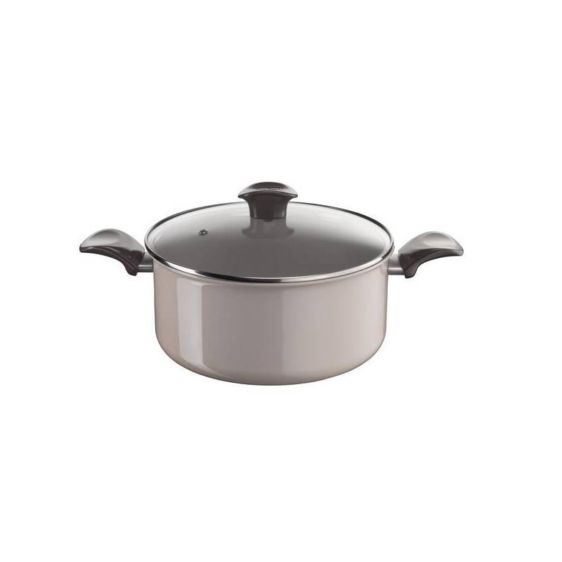 Hrnec s poklicí Tefal Ceramic control D4214652 šedý, hrnec, poklicí, tefal, ceramic, control, d4214652, šedý