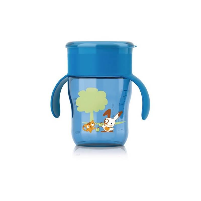 Hrníček AVENT první skutečný 260 ml - modrý, hrníček, avent, první, skutečný, 260, modrý