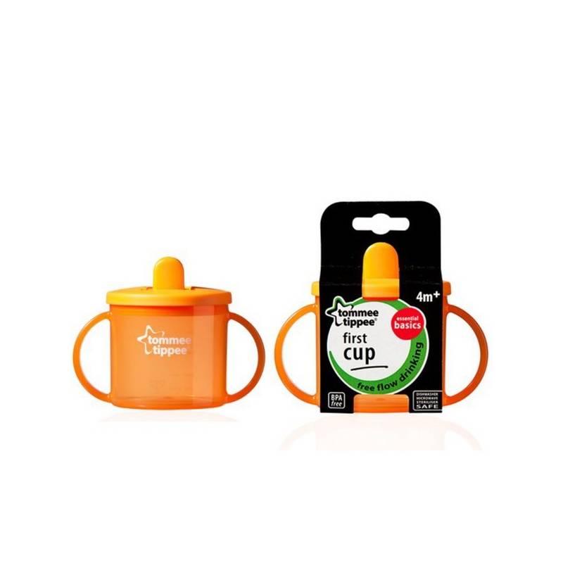 Hrníček Tommee Tippee dvouuchý pro nejmenší - oranžový, hrníček, tommee, tippee, dvouuchý, pro, nejmenší, oranžový