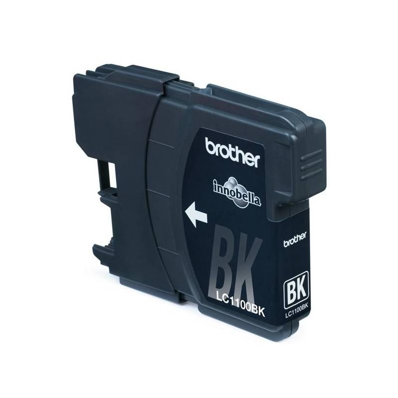 Inkoustová náplň Brother LC-1100BK 2pack, 450 stran (LC1100BKBP2) černá, inkoustová, náplň, brother, lc-1100bk, 2pack, 450, stran, lc1100bkbp2, černá