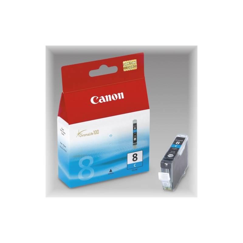 Inkoustová náplň Canon CLI-8C, 420 stran (0621B001) modrá, inkoustová, náplň, canon, cli-8c, 420, stran, 0621b001, modrá