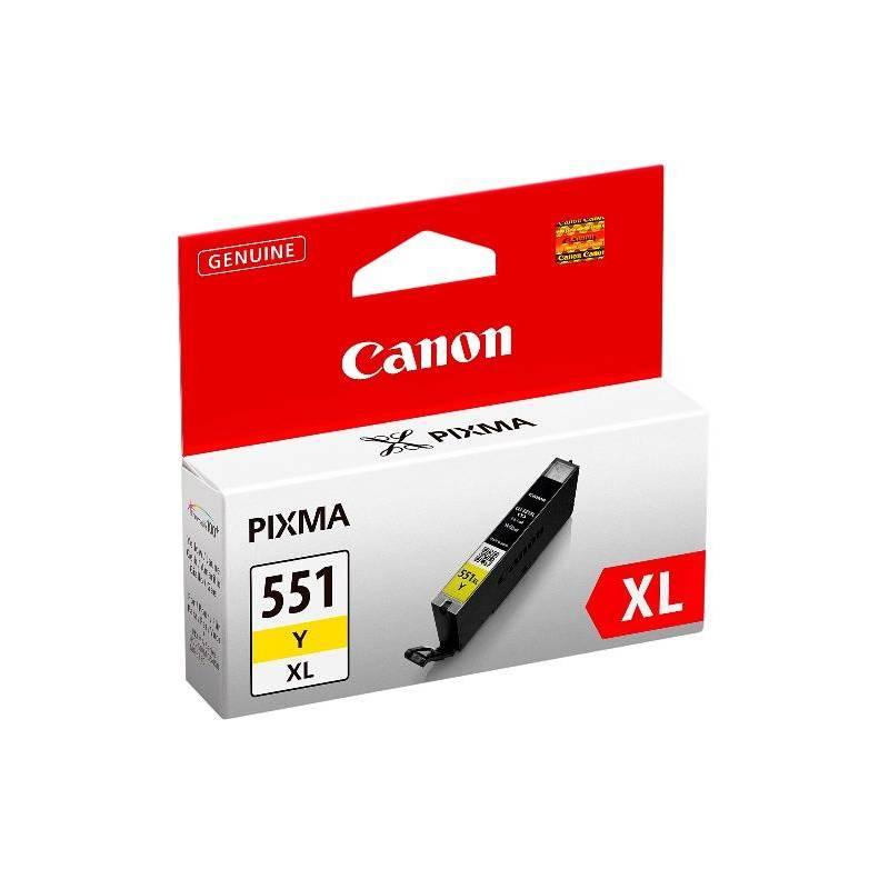 Inkoustová náplň Canon CLI551Y XL, 11ml (6446B004) žlutá, inkoustová, náplň, canon, cli551y, 11ml, 6446b004, žlutá