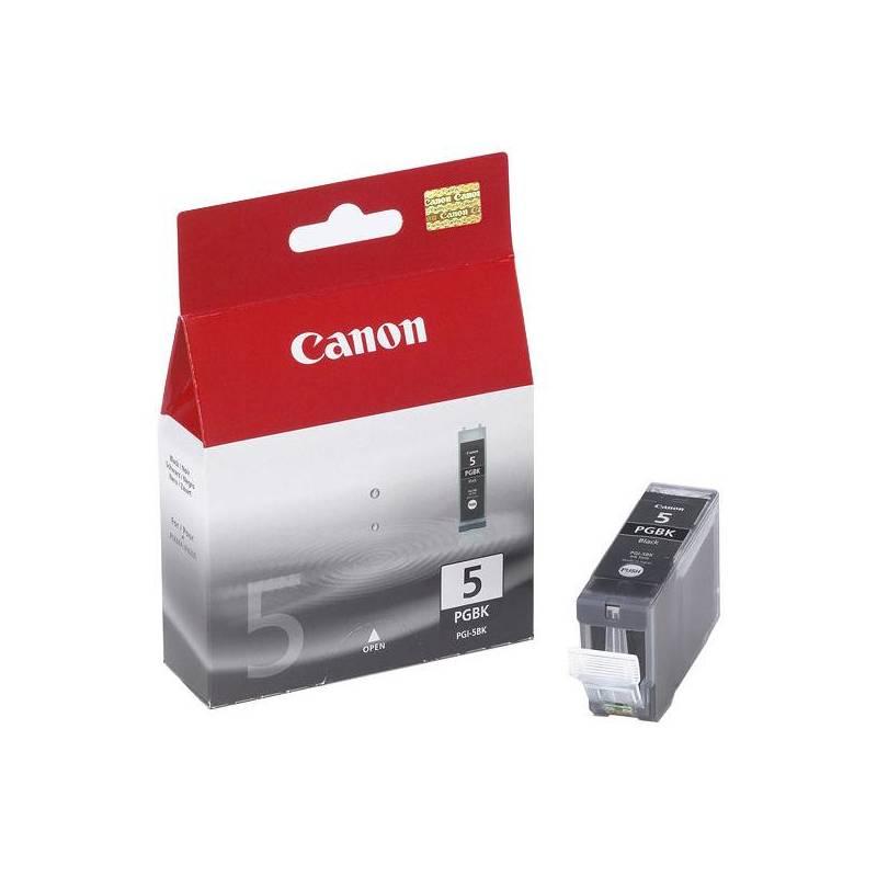 Inkoustová náplň Canon PGI-5Bk, 360 stran (0628B006) černá, inkoustová, náplň, canon, pgi-5bk, 360, stran, 0628b006, černá