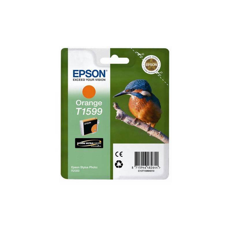 Inkoustová náplň Epson T1599, 17ml (C13T15994010) oranžové, inkoustová, náplň, epson, t1599, 17ml, c13t15994010, oranžové