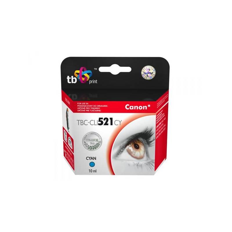 Inkoustová náplň TB Canon CLI-521C (TBC-CLI521CY) modrá, inkoustová, náplň, canon, cli-521c, tbc-cli521cy, modrá