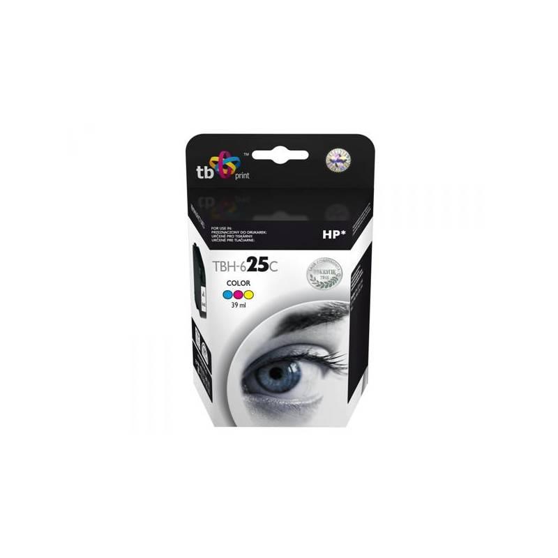 Inkoustová náplň TB HP C6625AE (No.17) Color (TBH-625C) červená/modrá/žlutá, inkoustová, náplň, c6625ae, color, tbh-625c, červená, modrá, žlutá