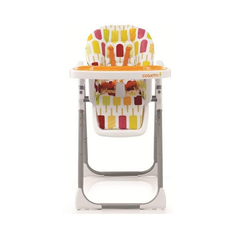 Jídelní židlička COSATTO Noodle Popsicle bílo-barevná bílá, jídelní, židlička, cosatto, noodle, popsicle, bílo-barevná, bílá