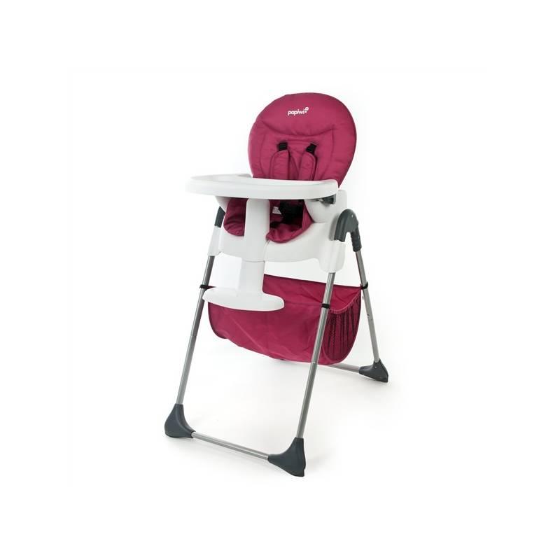 Jídelní židlička Papiwi PAPI - berry červená, jídelní, židlička, papiwi, papi, berry, červená
