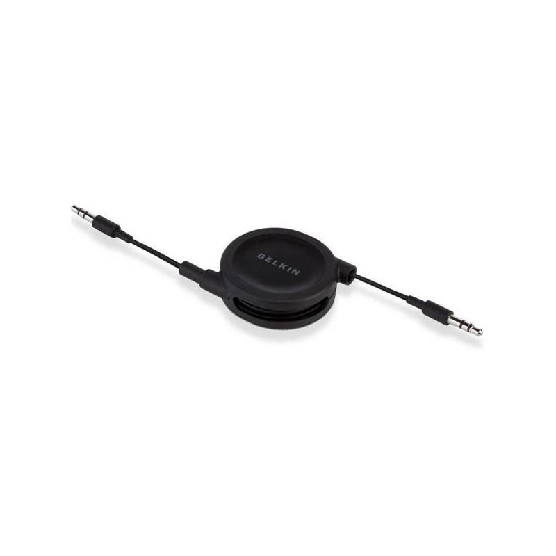 Kabel Belkin audio iPhone/iPod 3.5mm/3.5mm zatahovatelný (F3S004cw2.6-MOB) černý, kabel, belkin, audio, iphone, ipod, 5mm, zatahovatelný, f3s004cw2, 6-mob
