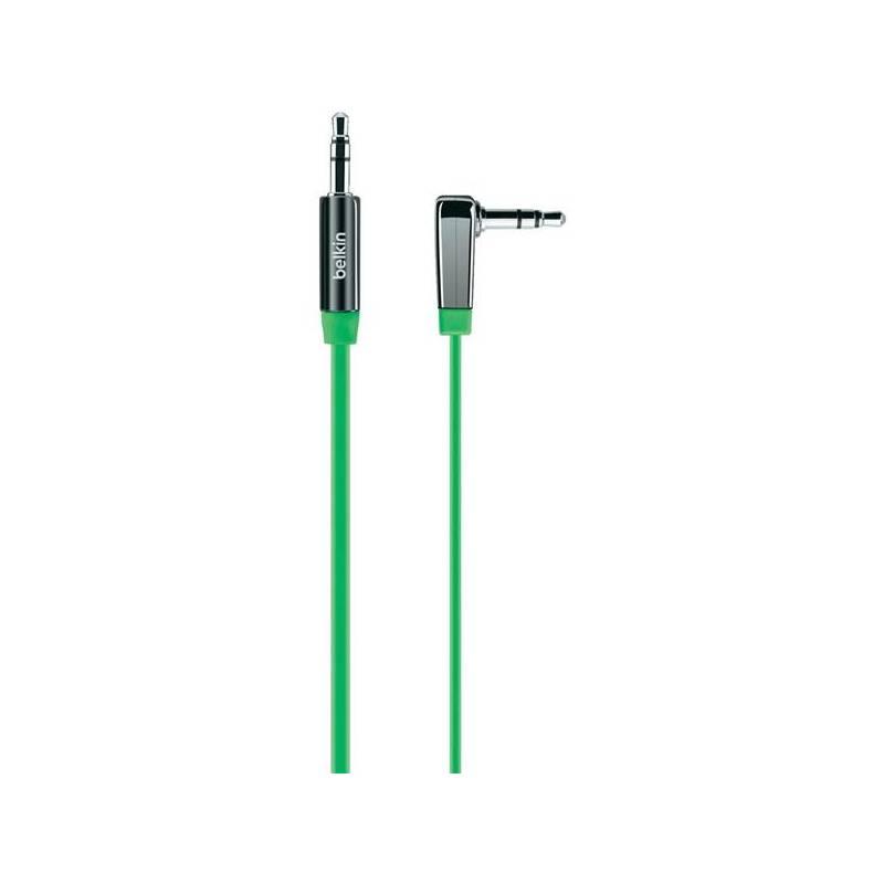Kabel Belkin audio Jack 3,5mm MIXIT pravoúhlý, 0,9m (AV10128cw03-GRN) zelený, kabel, belkin, audio, jack, 5mm, mixit, pravoúhlý, av10128cw03-grn