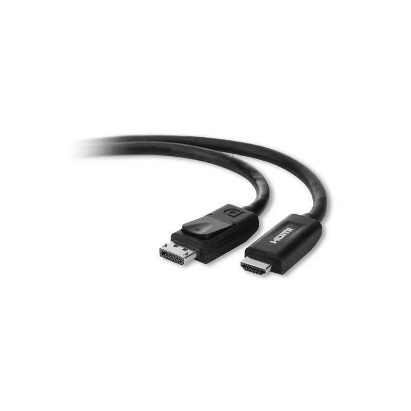 Kabel Belkin HDMI - DisplayPort , 1.8m (F2CD001cp1.8M) černý, kabel, belkin, hdmi, displayport, f2cd001cp1, černý
