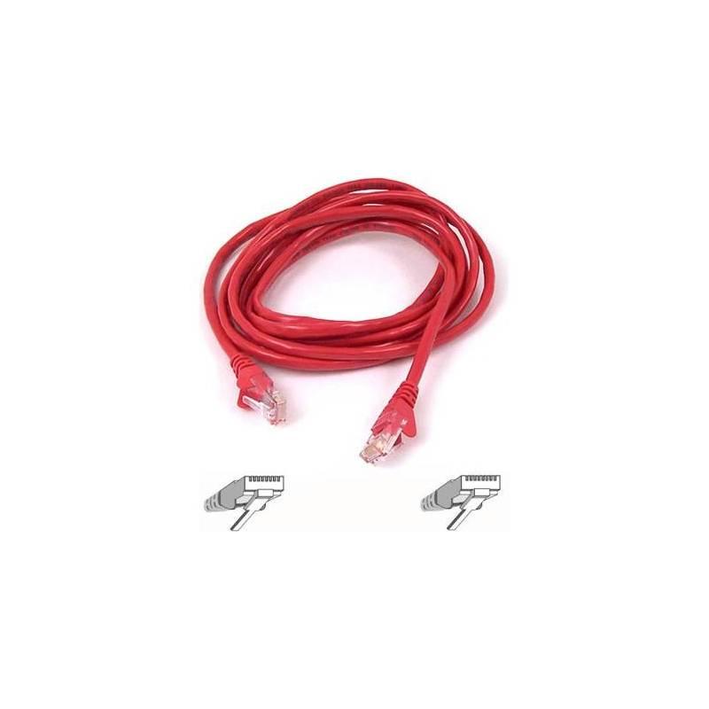 Kabel Belkin Patch CAT5E, 10m (A3L791b10M-REDS) červený, kabel, belkin, patch, cat5e, 10m, a3l791b10m-reds, červený