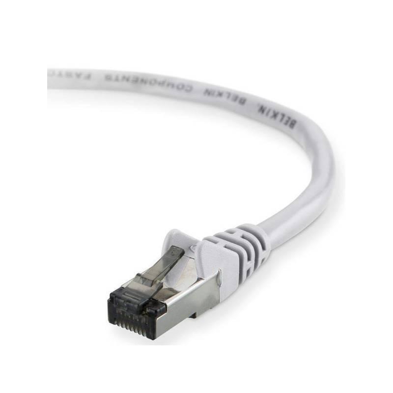 Kabel Belkin Patch CAT5E, 15m (A3L791cp15MWHHS) bílý, kabel, belkin, patch, cat5e, 15m, a3l791cp15mwhhs, bílý