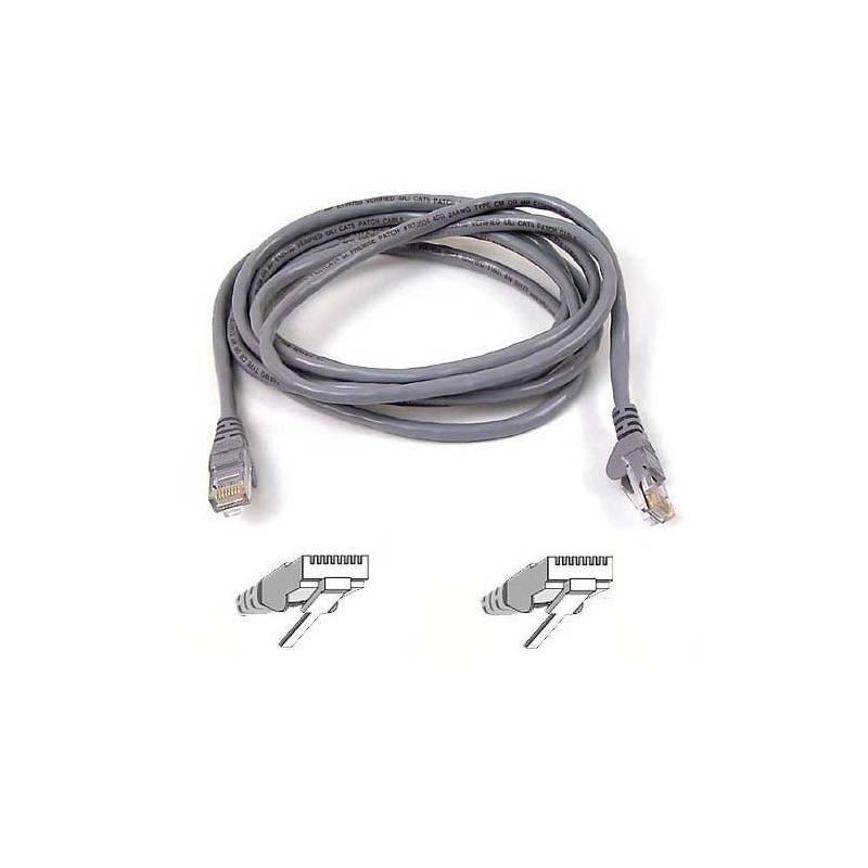 Kabel Belkin Patch CAT6, 0,5m (A3L980b50CM-S) šedý, kabel, belkin, patch, cat6, a3l980b50cm-s, šedý