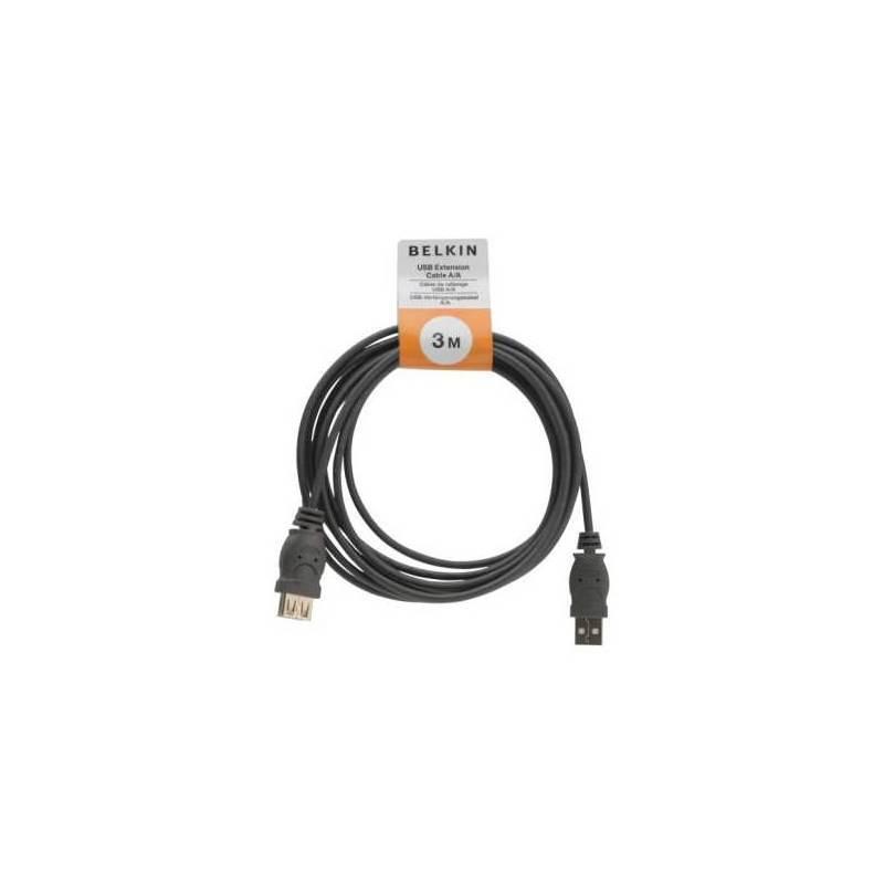 Kabel Belkin USB 2.0 A - A prodlužovací, 3m (F3U134R3M), kabel, belkin, usb, prodlužovací, f3u134r3m
