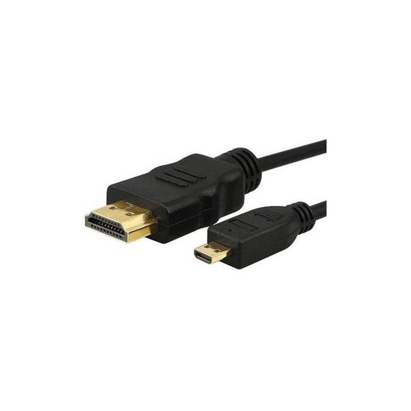 Kabel Digitus HDMI 1.3 C - A, 2m (AK-330106-020-S) černý, kabel, digitus, hdmi, ak-330106-020-s, černý