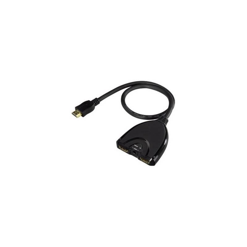 Kabel Hama HDMI - 2x HDMI , 0,5m (42576), kabel, hama, hdmi, 42576