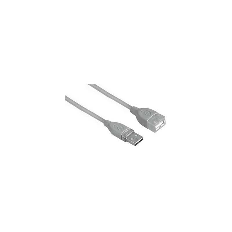 Kabel Hama USB A-A, 1,8m (45027) šedý, kabel, hama, usb, a-a, 45027, šedý