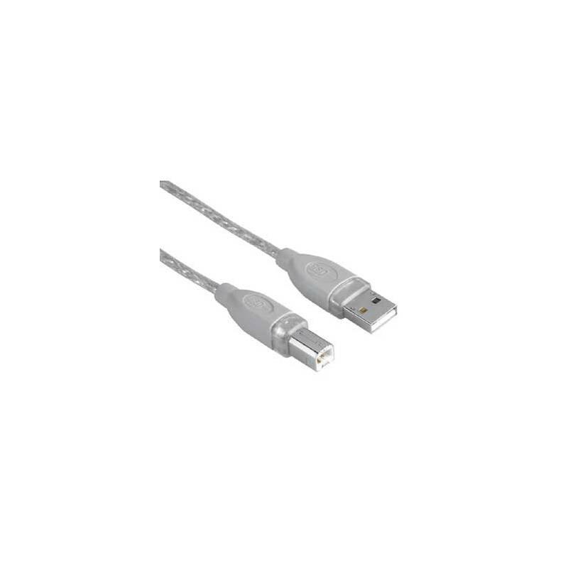 Kabel Hama USB A-B, 3m (45022) (Náhradní obal / Silně deformovaný obal 4586003140), kabel, hama, usb, a-b, 45022, náhradní, obal, silně, deformovaný