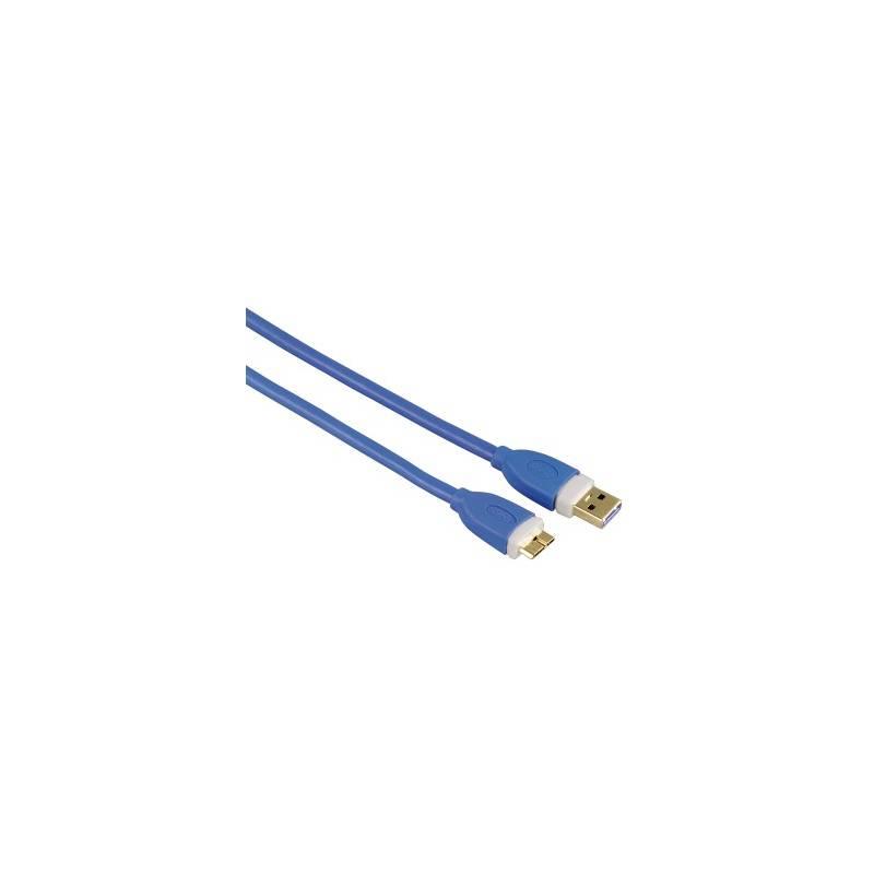 Kabel Hama USB A-Micro B, 1,8m (39682) modrý, kabel, hama, usb, a-micro, 39682, modrý
