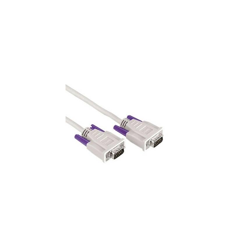 Kabel Hama VGA A-B, 1,8m (42089) šedý, kabel, hama, vga, a-b, 42089, šedý