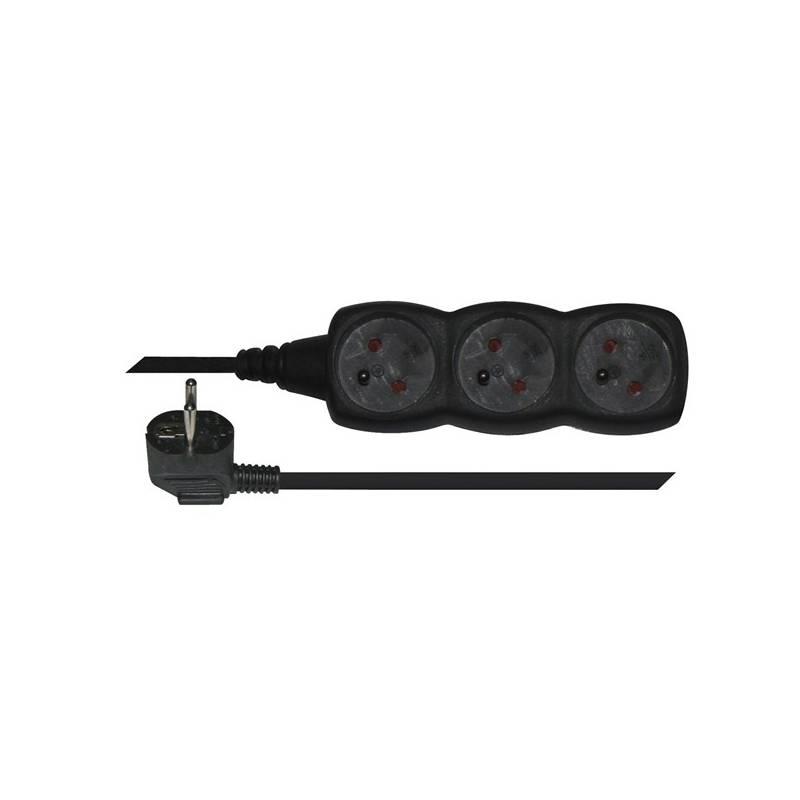 Kabel prodlužovací EMOS HE0313 černý, kabel, prodlužovací, emos, he0313, černý