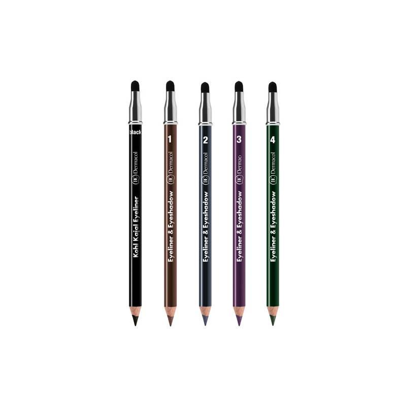 Kajalová tužka a oční stíny 2 v 1 (Eyeliner & Eyeshadow) 1,6 g - odstín Černá, kajalová, tužka, oční, stíny, eyeliner, eyeshadow, odstín