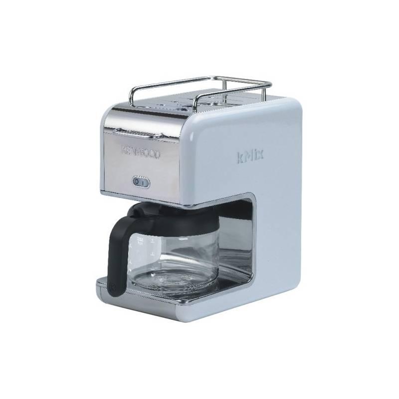 Kávovar Kenwood kMix CM020 bílý/kov/sklo, kávovar, kenwood, kmix, cm020, bílý, kov, sklo