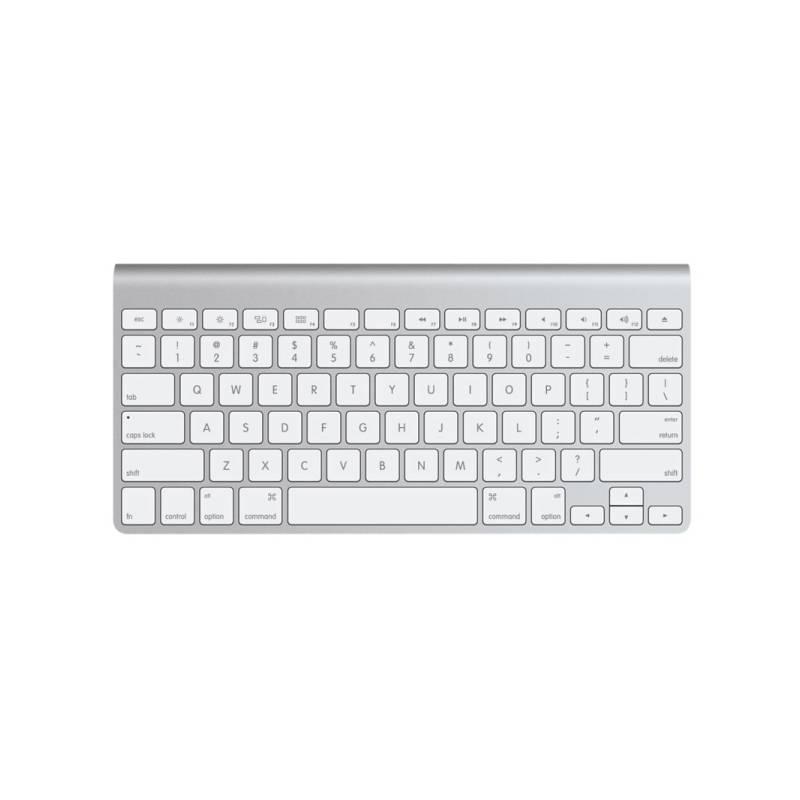 Klávesnice Apple Wireless CZ (MC184CZ/B) bílá, klávesnice, apple, wireless, mc184cz, bílá