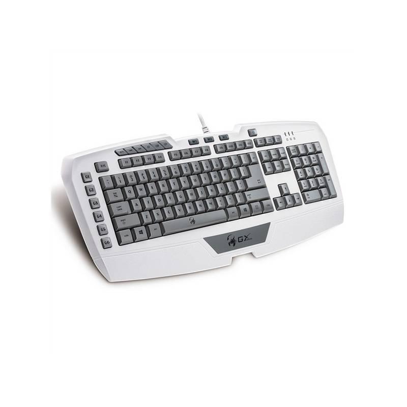 Klávesnice Genius GX Gaming Imperator Pro White Edition (31310062102), klávesnice, genius, gaming, imperator, pro, white, edition, 31310062102