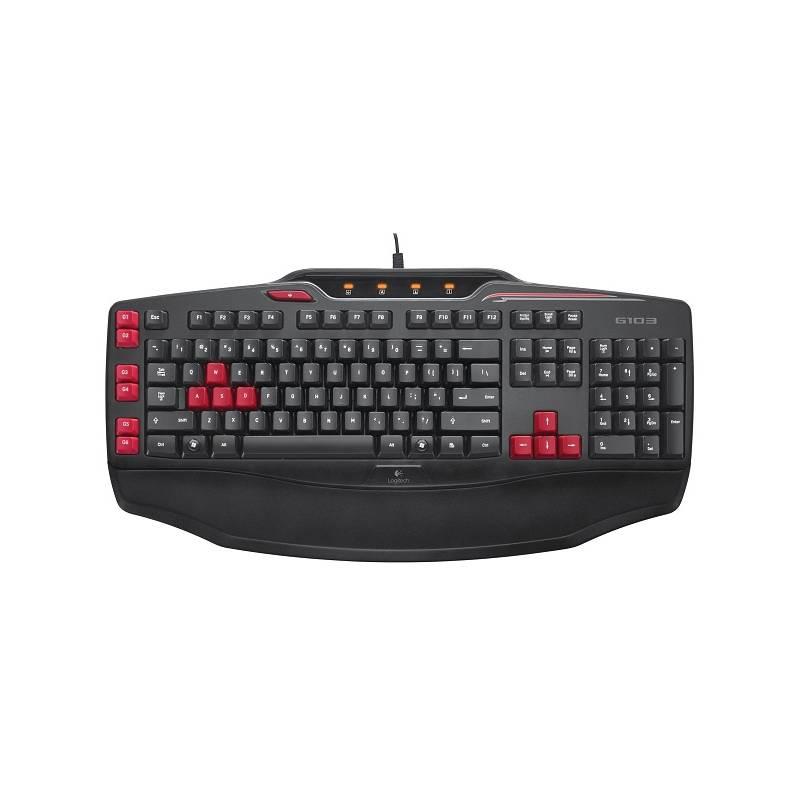 Klávesnice Logitech Gaming G103 CZ (920-005206), klávesnice, logitech, gaming, g103, 920-005206