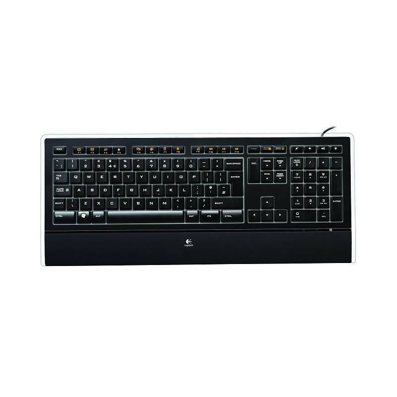 Klávesnice Logitech Illuminated K740 CZ (920-005696), klávesnice, logitech, illuminated, k740, 920-005696