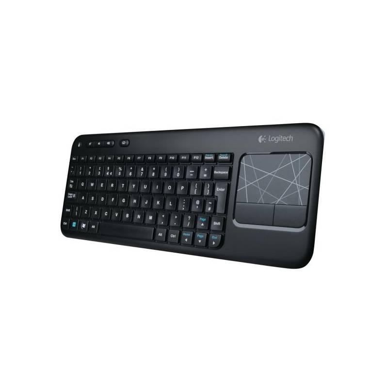Klávesnice Logitech Wireless Keyboard K400 CZ (920-003126) černá (vrácené zboží 8213035848), klávesnice, logitech, wireless, keyboard, k400, 920-003126, černá, vrácené