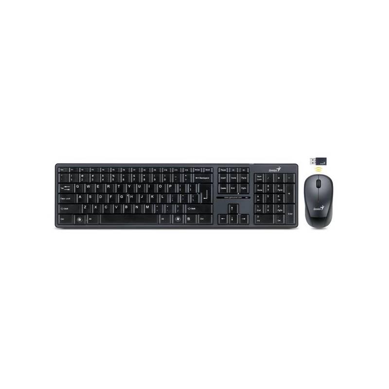 Klávesnice s myší Genius SlimStar 8000 WL CZ/SK (31340035114) černý (Náhradní obal / Silně deformovaný obal 8214018646), klávesnice, myší, genius, slimstar, 8000, 31340035114, černý