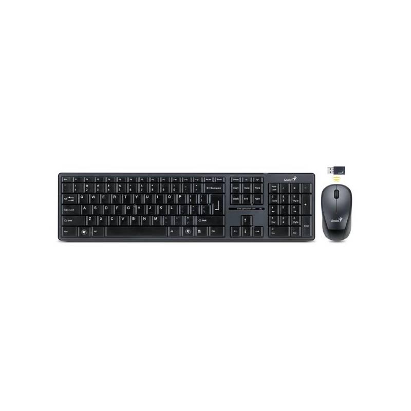 Klávesnice s myší Genius SlimStar 8000 WL CZ/SK (31340035114) černý, klávesnice, myší, genius, slimstar, 8000, 31340035114, černý