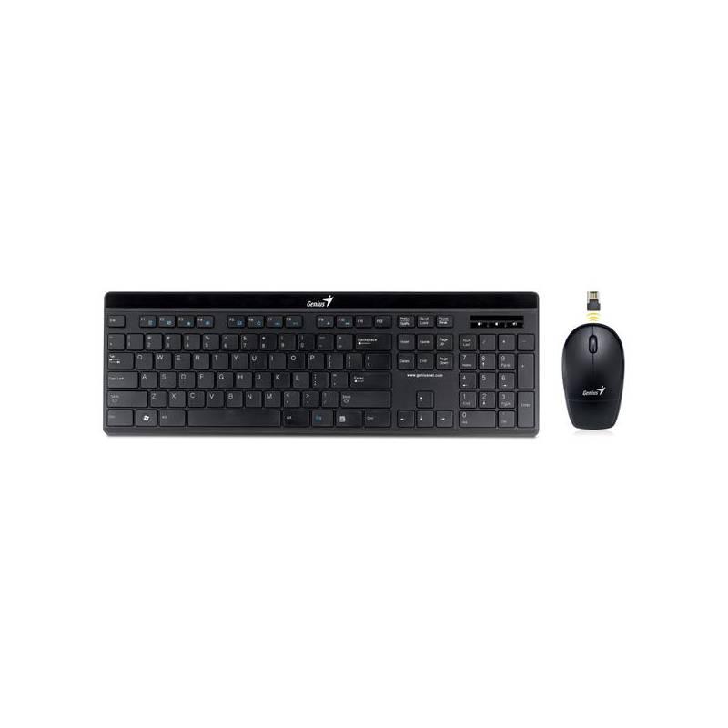 Klávesnice s myší Genius Slimstar i8150 CZ (31340042110) černá, klávesnice, myší, genius, slimstar, i8150, 31340042110, černá
