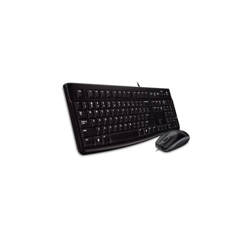 Klávesnice s myší Logitech Desktop MK120 CZ (920-002536) černá, klávesnice, myší, logitech, desktop, mk120, 920-002536, černá