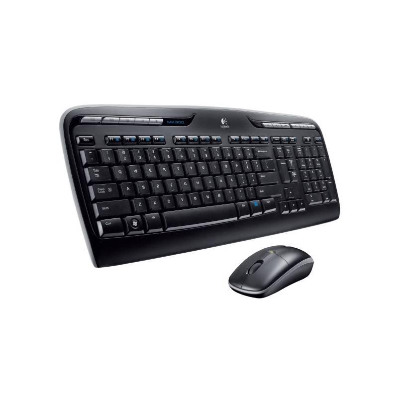 Klávesnice s myší Logitech Wireless Combo MK330, CZ (920-003991) černá (rozbalené zboží 8213070788), klávesnice, myší, logitech, wireless, combo, mk330, 920-003991, černá