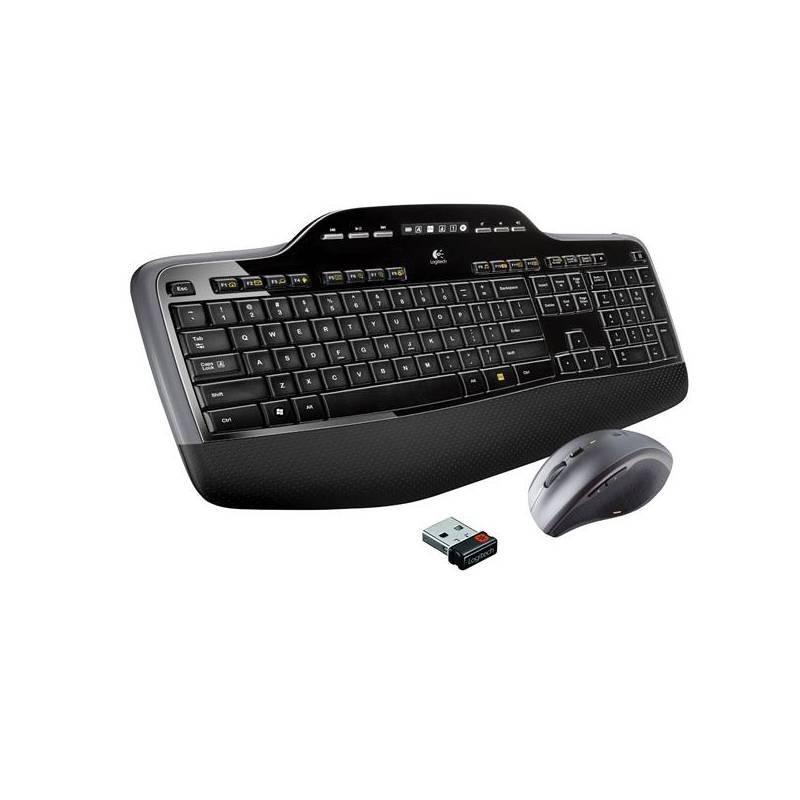 Klávesnice s myší Logitech Wireless Desktop MK710 CZ (920-002422) černá, klávesnice, myší, logitech, wireless, desktop, mk710, 920-002422, černá