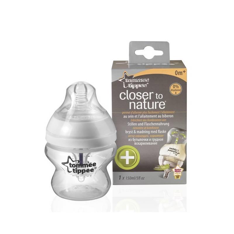 Kojenecká láhev Tommee Tippee C2N ANTI-COLIC, 150ml, 0+m, kojenecká, láhev, tommee, tippee, c2n, anti-colic, 150ml