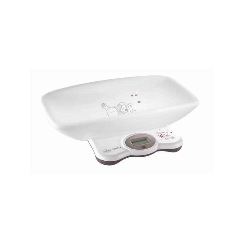 Kojenecká váha Tefal TD4000K0 bílá/hnědá (rozbalené zboží 8212029449), kojenecká, váha, tefal, td4000k0, bílá, hnědá, rozbalené, zboží, 8212029449