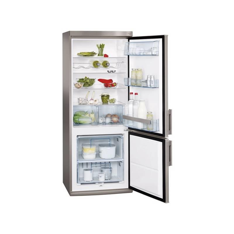 Kombinace chladničky s mrazničkou AEG S52900CSS0 nerez, kombinace, chladničky, mrazničkou, aeg, s52900css0, nerez