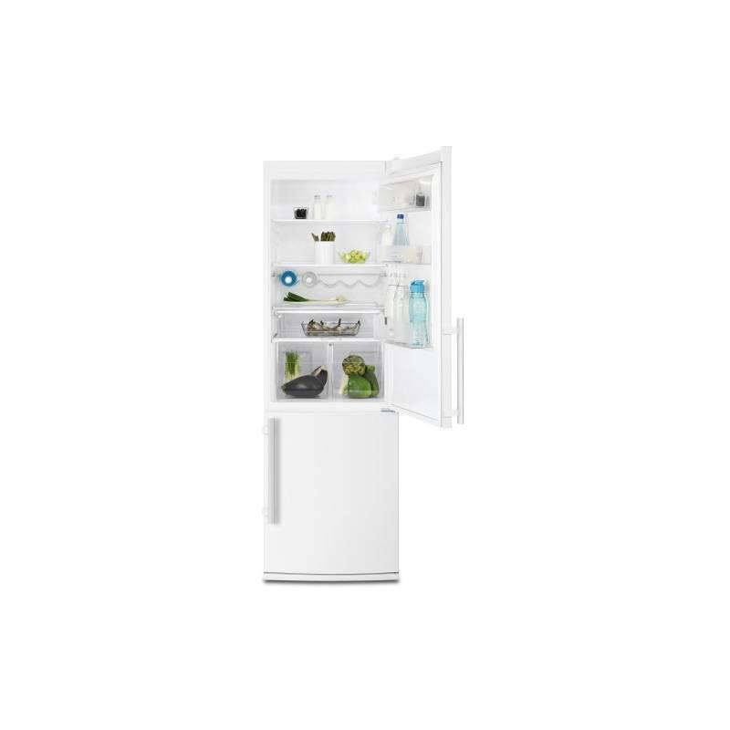 Kombinace chladničky s mrazničkou Electrolux EN3601ADW bílá, kombinace, chladničky, mrazničkou, electrolux, en3601adw, bílá