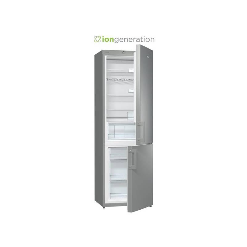 Kombinace chladničky s mrazničkou Gorenje Essential RK6191AX Inoxlook, kombinace, chladničky, mrazničkou, gorenje, essential, rk6191ax, inoxlook