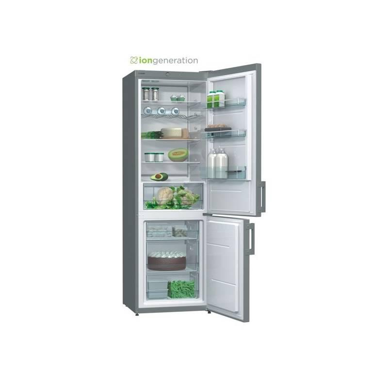 Kombinace chladničky s mrazničkou Gorenje Essential RK6192AX Inoxlook, kombinace, chladničky, mrazničkou, gorenje, essential, rk6192ax, inoxlook