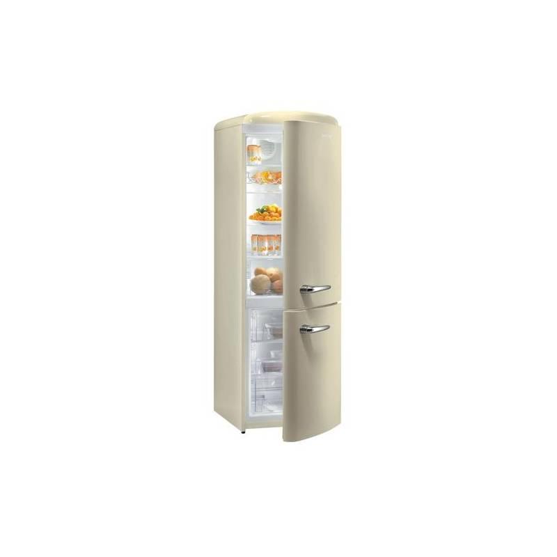 Kombinace chladničky s mrazničkou Gorenje Retro RK 60359 OC béžová, kombinace, chladničky, mrazničkou, gorenje, retro, 60359, béžová