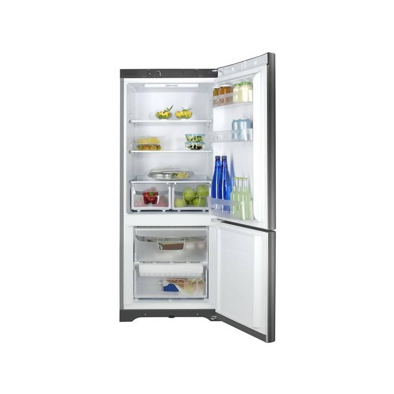 Kombinace chladničky s mrazničkou Indesit BIAA 10 X nerez, kombinace, chladničky, mrazničkou, indesit, biaa, nerez