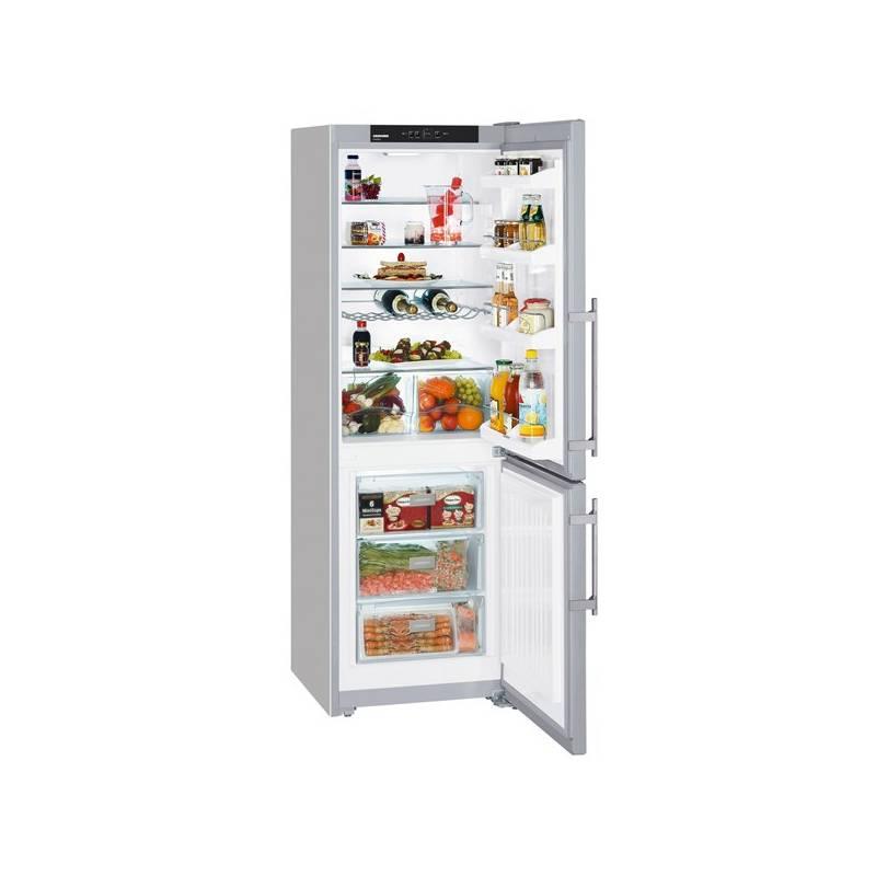 Kombinace chladničky s mrazničkou Liebherr Comfort CUPsl 3513 stříbrné, kombinace, chladničky, mrazničkou, liebherr, comfort, cupsl, 3513, stříbrné