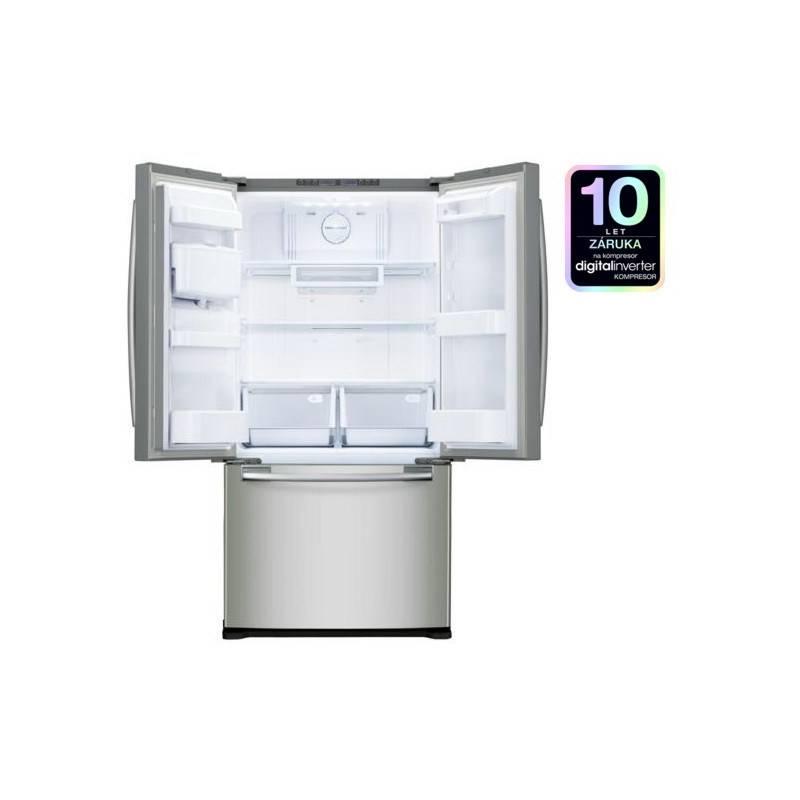 Kombinace chladničky s mrazničkou Samsung RFG23UERS1 nerez, kombinace, chladničky, mrazničkou, samsung, rfg23uers1, nerez