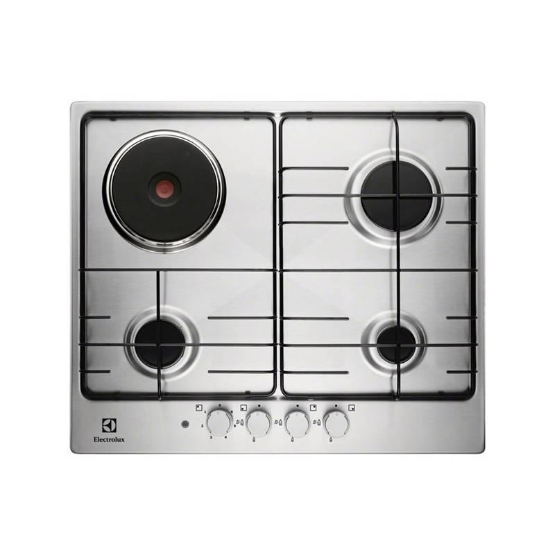 Kombinovaná varná deska Electrolux EGL6282NOX nerez, kombinovaná, varná, deska, electrolux, egl6282nox, nerez